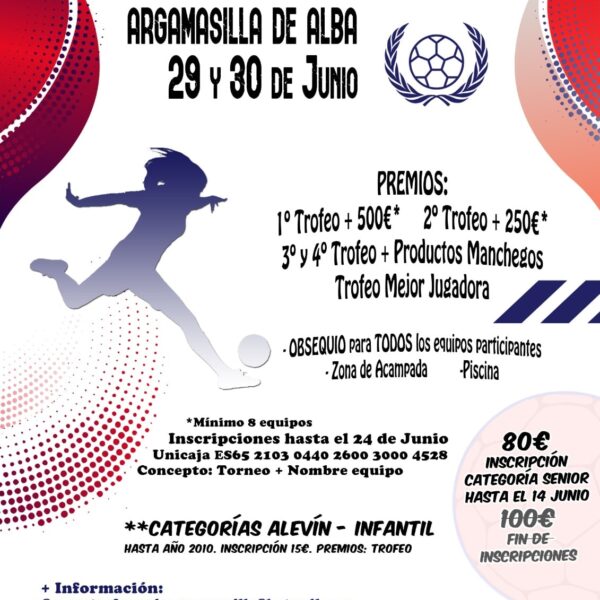 Argamasilla de Alba se prepara para la décima edición del Torneo de Fútbol Sala Femenino
