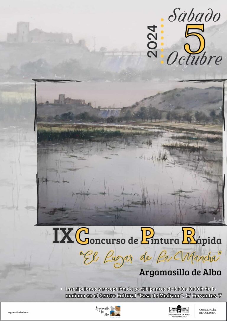 Argamasilla de Alba convoca su IX Concurso de Pintura Rápida ‘El lugar de La Mancha’