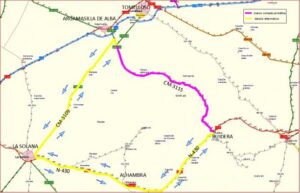 Cierre de la carretera CM-3115 entre Argamasilla de Alba y Ruidera por obras este martes y miércoles