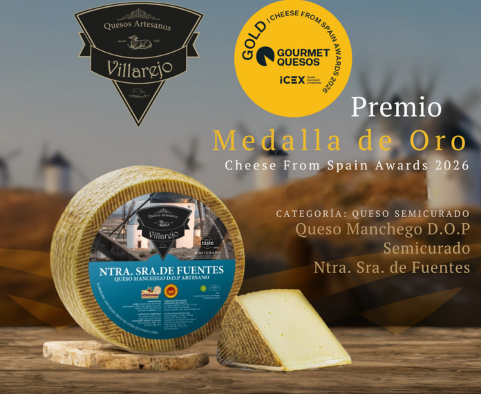 Quesos Villarejo arrasa en el Salón Gourmets: Oro, tres medallas y cuatro finalistas entre 801 quesos